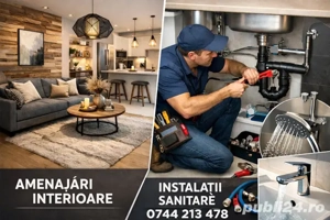 Amenajari interioare si instalatii sanitare