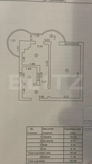 Apartament 1 cameră 36 mp Nicolina - imagine 8