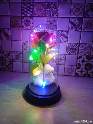 Ursuleț cu Lumină LED în Cupolă - imagine 2