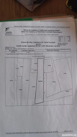 Vand teren in Agarcia, com Alexandru cel Bun - imagine 5