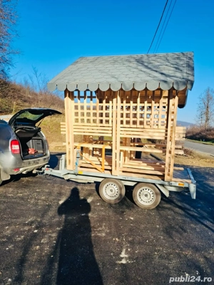 foisor din lemn masiv de brad - imagine 2