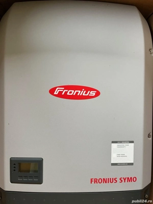 SUPER OFERTA! Vand Invertor Fronius 20 KWh trifazic, model Symo 20 0.3 light. folosit un an.