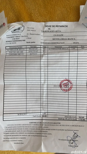 Vând Volkswagen Jetta 2009, AL DOILEA PROPRIETAR, motor 1.6 cmc, 191.454 km reali,stare f buna - imagine 9