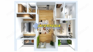 Apartament 3 camere Bloc Nou in Cetate finisat la cheie - imagine 5