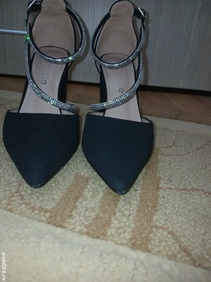 Pantofi cu toc Carolle - imagine 3