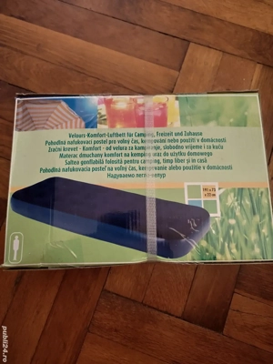 Saltea gonflabila camping o persoana sigilata