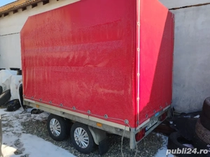 Remorca de 3 m cu prelata - imagine 3