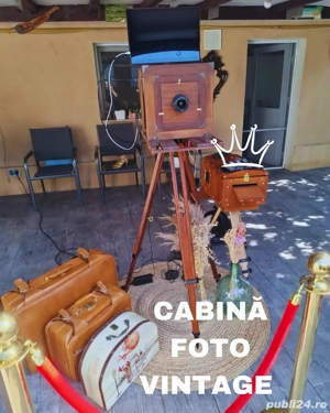 Închiriez cabina foto vintage și platforma 360 