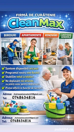 servicii de curățenie 