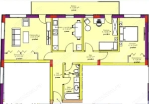 Apartament 3 camere, 2 Bai, Decomandat, 80 mp, Imobil Nou, Zona Rivus - imagine 2