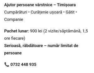 Ajutor Persoane Varstnice