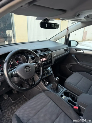 vw touran 1,6dsl negru 2016 - imagine 6