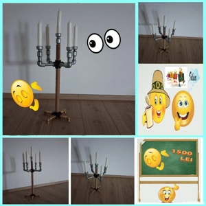 Veioza-Lampa Stil Industrial  Interior - Exterior Pentru Curte si Gradina 