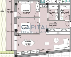 Apartament de vanzare, etaj 2, 3 camere, 106mpc, Centru Vechi, comision 0% - imagine 2