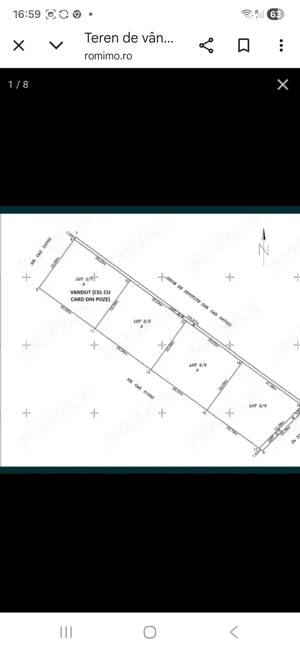 Teren  strada principala