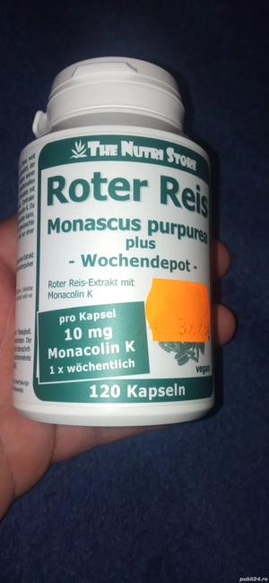 Supliment aline tar drojdie orez rosu