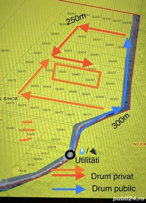 Teren Gepiu Colonie, 17 km de Oradea, lângă pădure | Drum public | Apă aprobată - imagine 2