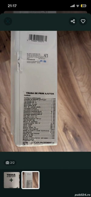 Trusa de prim-ajutor