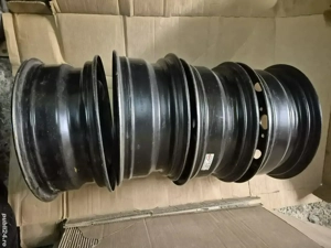 Set jante otel, OEM Audi, marime 16”, 1K0 601 027 A, ET50, 6 1/2 Jx16H2, + capace OEM, stare f. buna