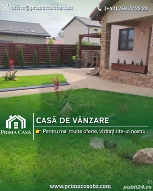 Vila constructie 2019   zona Rm. Sarat BZ   la cheie   Pret: 250.000  neg. 