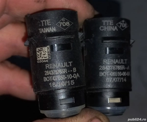 Senzor parcare de origine și suport senzor parcare bară spate Dacia Duster, de origine 