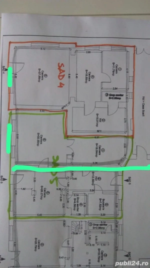 Proprietar vand SAD zona Dorobanților 135 mp +demisol 129 mp - imagine 4
