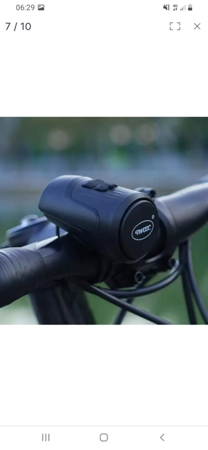 Sonerie alarma antifurt bicicletă trotineta 125db 200mAh Twook IPX5 mi - imagine 4