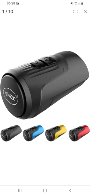 Sonerie alarma antifurt bicicletă trotineta 125db 200mAh Twook IPX5 mi - imagine 3