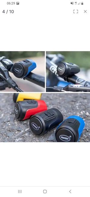 Sonerie alarma antifurt bicicletă trotineta 125db 200mAh Twook IPX5 mi - imagine 5