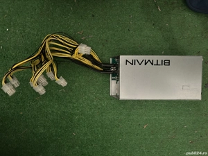 (OFERTĂ 3+1 GRATIS) 4 Surse Bitmain APW3++   1600W   Eficiență 93.8% - imagine 2