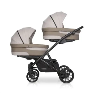 Carucior gemeni Riko Team 2 in 1 cu toate accesoriile 