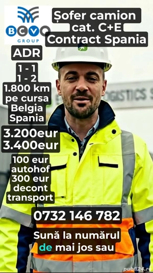 Sofer camion categoria CE - imagine 2