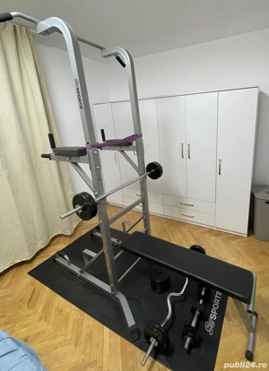 aparat de culturism si forta de casa multifunctional compact si robust - imagine 3