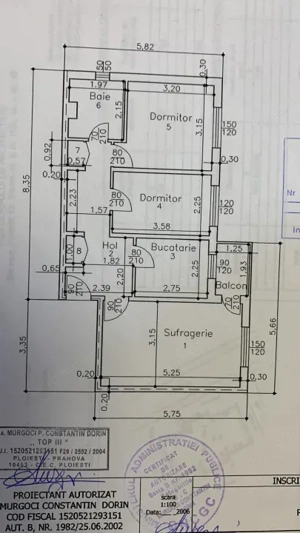 Apartament 3 camere, 57,92 mp, zona Vest - imagine 16