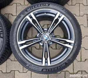 Jante BMW M pe 19 originale 8 G14 G15 5 G30 3 G20 anvelope iarna roti jenti - imagine 8