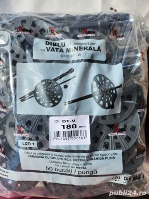 200 Dibluri termosistem vata minerala DTV 180 mm