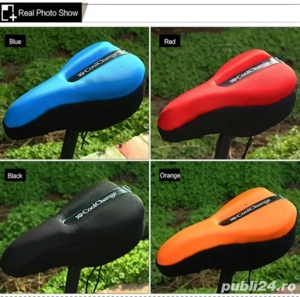 Husa cu gel si canal ventilatie pt SA bicicleta foarte confortabila