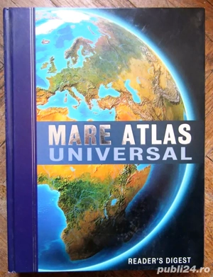 mare atlas universal cartonat reader's digest format mare puternic ilustrat stare foarte buna 