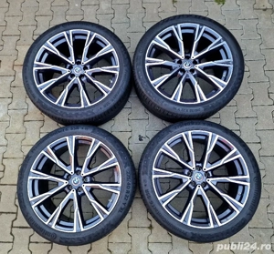 Jante BMW Individual pe 22 X5 G05 X6 G06 XM IX anvelope roti jenti - imagine 4