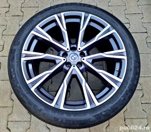 Jante BMW Individual pe 22 X5 G05 X6 G06 XM IX anvelope roti jenti - imagine 5