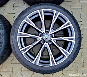 Jante BMW Individual pe 22 X5 G05 X6 G06 XM IX anvelope roti jenti - imagine 8