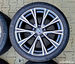 Jante BMW Individual pe 22 X5 G05 X6 G06 XM IX anvelope roti jenti - imagine 6