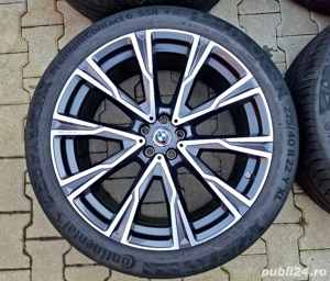 Jante BMW Individual pe 22 X5 G05 X6 G06 XM IX anvelope roti jenti - imagine 7