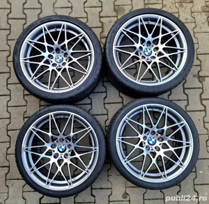 Jante BMW M Competition pe 20 originale 4 F32 7 F01 5 F10 3 F30 2 F20 anvelope roti jenti Diamond Cu - imagine 5