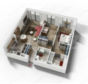 Apartament 3 camere, 97 mp  – ansamblu rezidențial premium, Zona Centrala - imagine 8