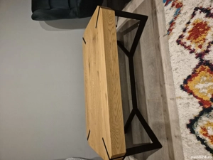 Măsuță stejar auriu. 