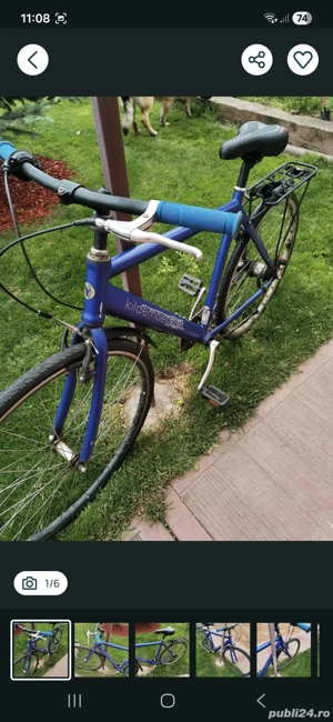 bicicleta aluminiu