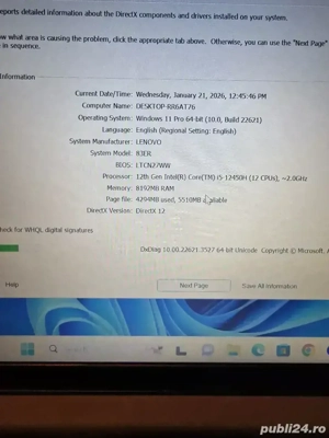 Laptop Lenovo Ideapad Slim 3 - imagine 4