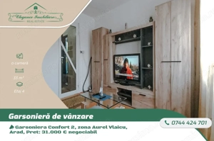 Garsoniera confort 2, zona Aurel Vlaicu, Arad