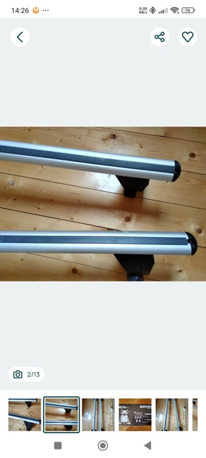 Bare transversale Menabo Delta Silver - imagine 2